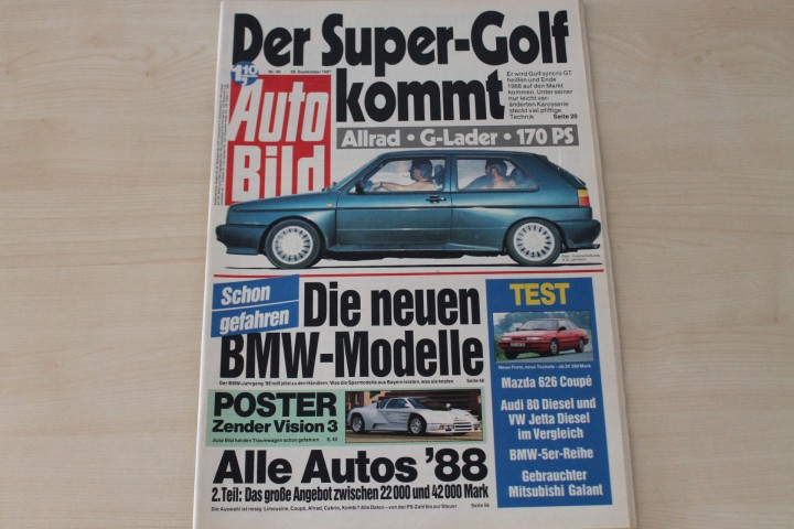 Deckblatt Auto Bild (40/1987)